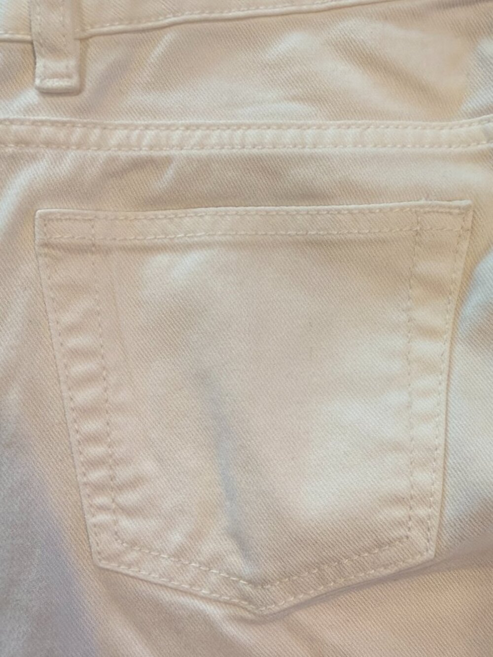 Banana Republic White Jeans Size 2 Boot Cut Leg Mid Rise - Picture 6 of 14